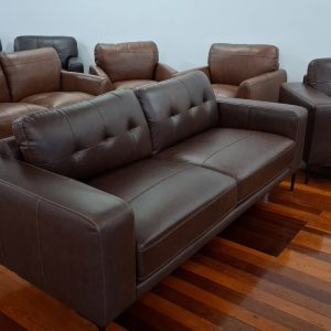 Oxford Faux Leather 2 Seater Sofa (7464C-60)