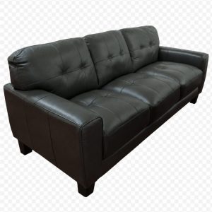 SOFA THREE SEATER -7459 BROWN LEATHER/PVC