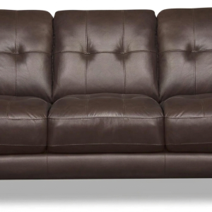 Hampton Faux Leather 3 Seater Sofa (7095C-60)