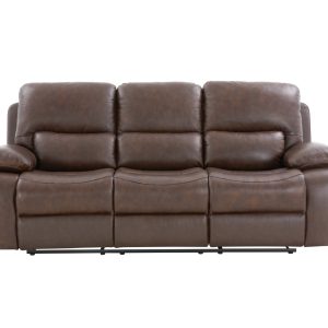 Kingston Faux Leather Recliner 3 Seater Sofa (7427C-53)